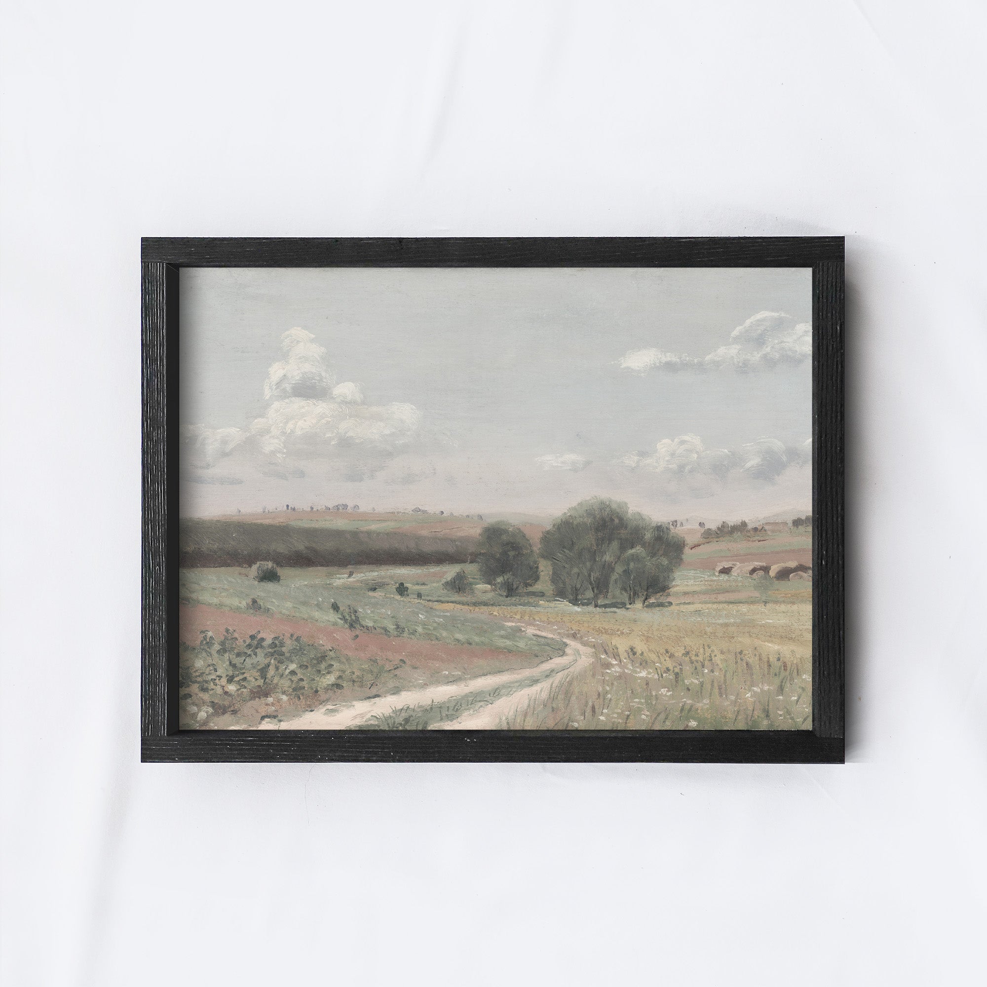 Countryside Wall Art | Vintage Landscape Country Print A200