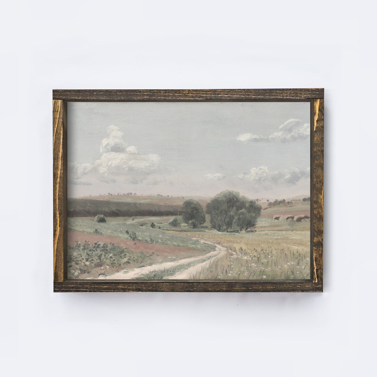 Countryside Wall Art | Vintage Landscape Country Print A200