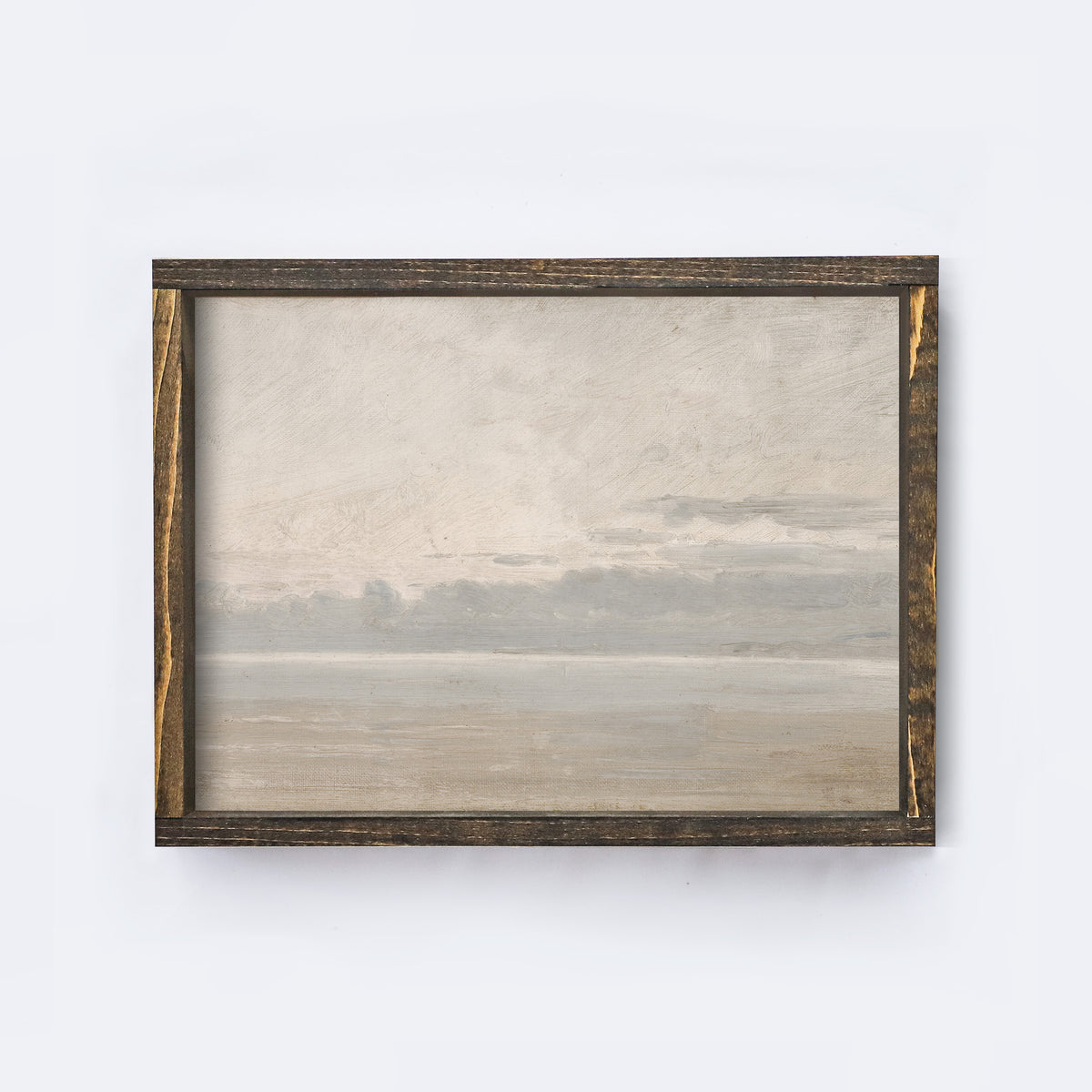 Abstract Coastal Sea Wall Art | Vintage Art Print A201