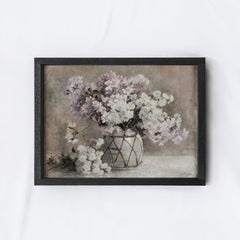 Flower Art Framed | Vintage Flower Print A203