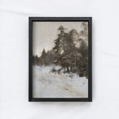 Vintage Snowy Forest | A222