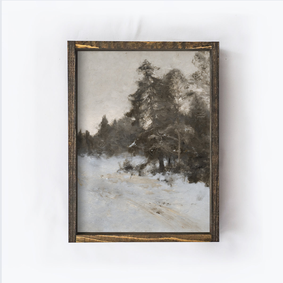 Vintage Snowy Forest | A222