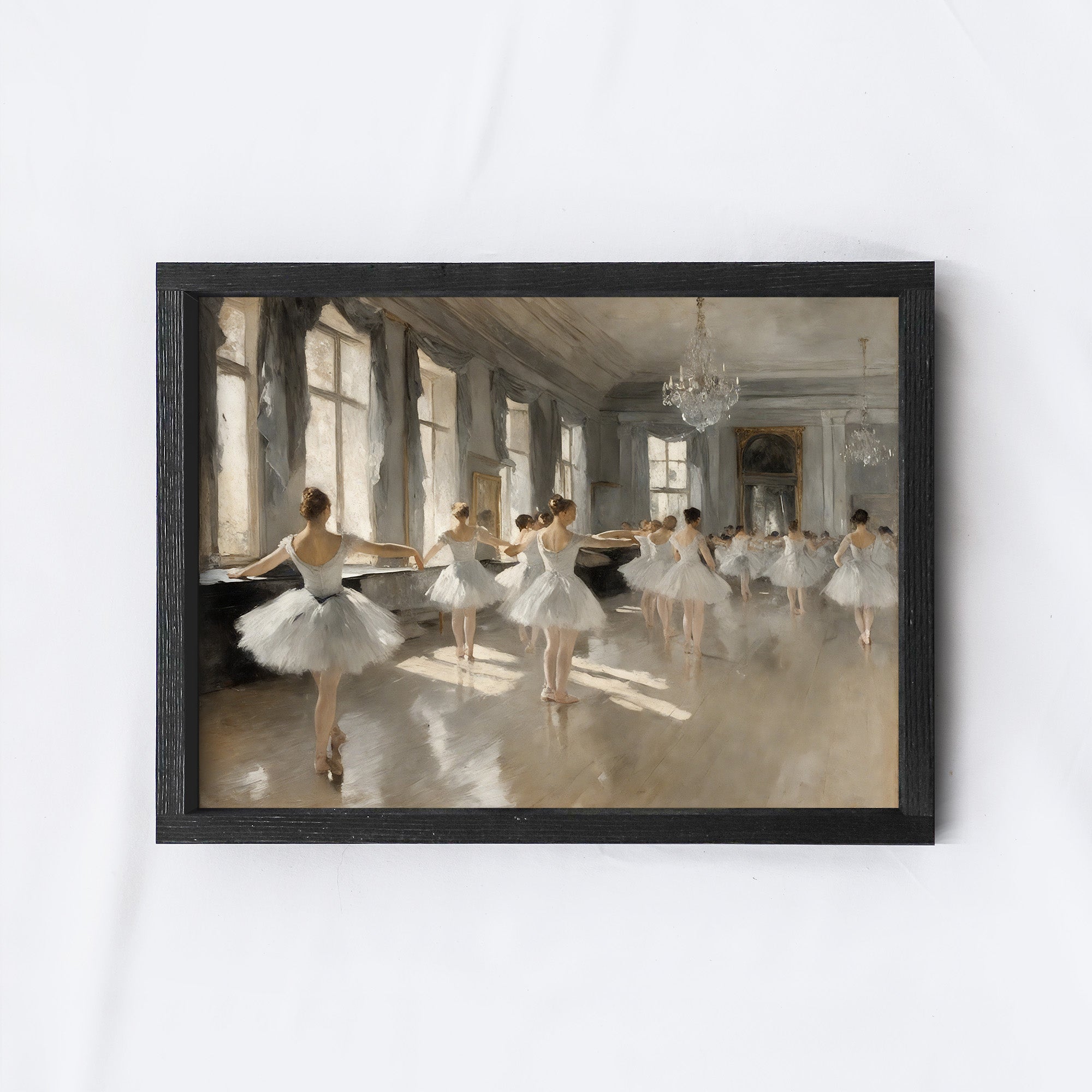 Vintage Ballerinas Painting A243