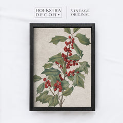 Vintage Christmas Holly | A250