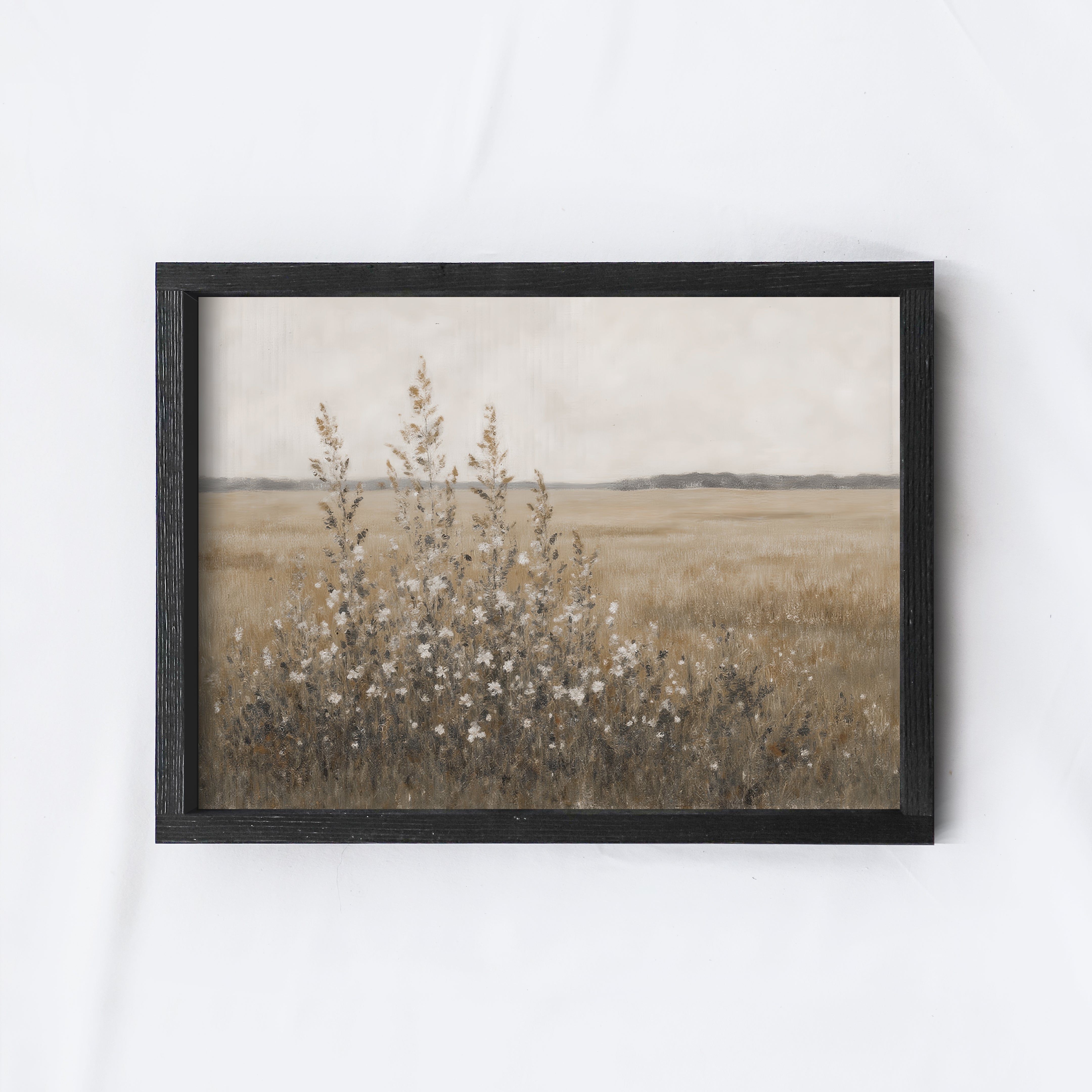 Vintage Spring Meadow Painting A254