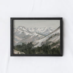 Vintage Mountain Painting A266