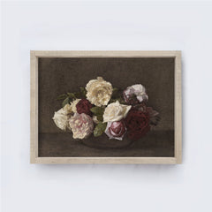 Dark Vintage Floral Painting A267