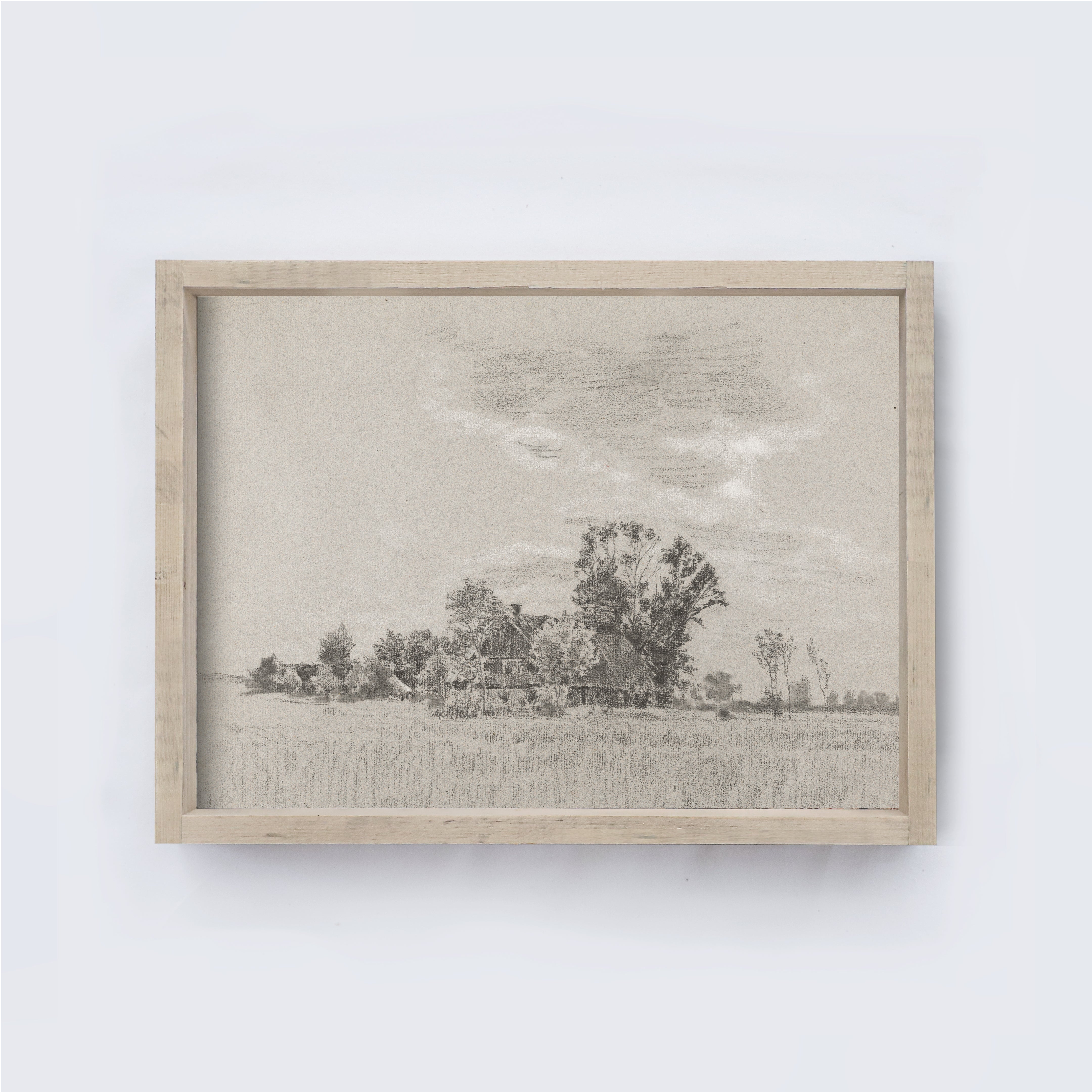 Vintage Countryside Sketch A273