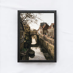Vintage Print Framed | Amsterdam Canals A94