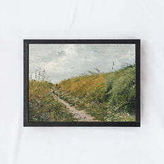 Man On A Path Landscape Painting A64