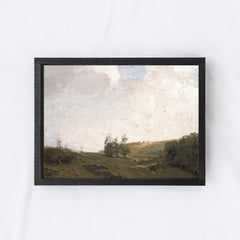 Hills And A Pasture Landscape Painting A67