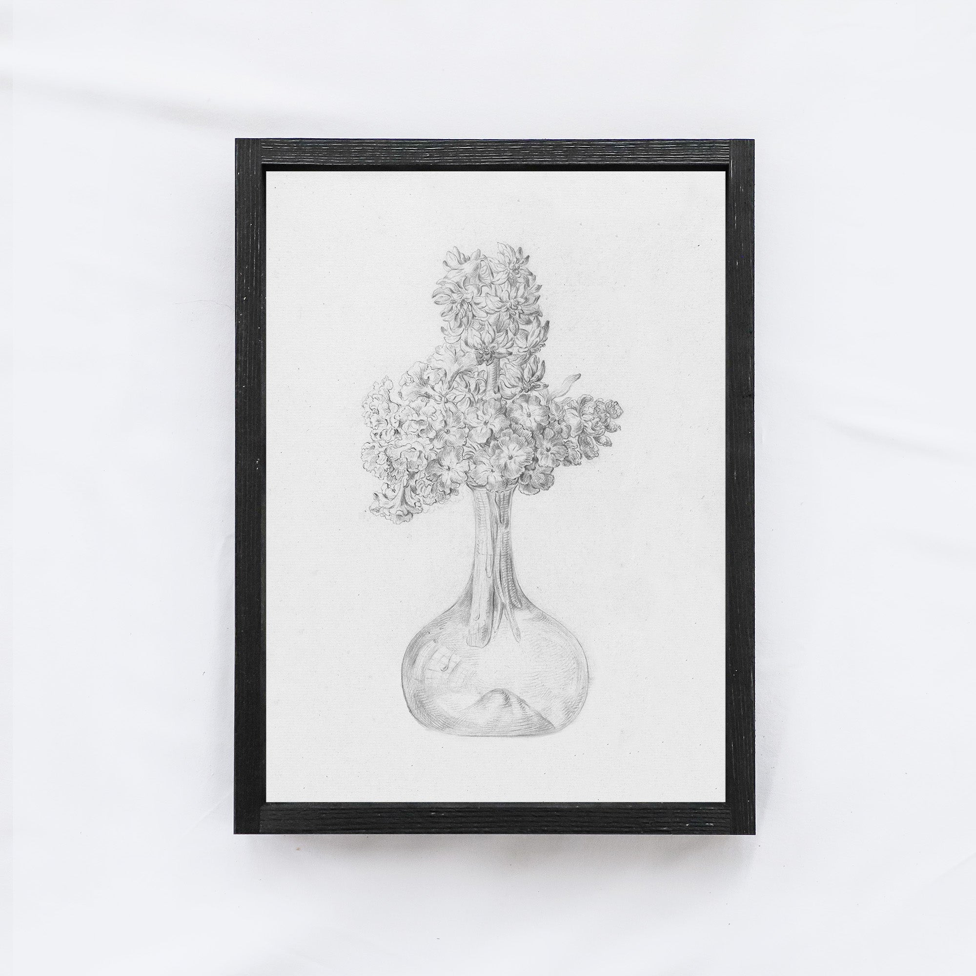 Vintage Flowers In A Vase Sketch A74