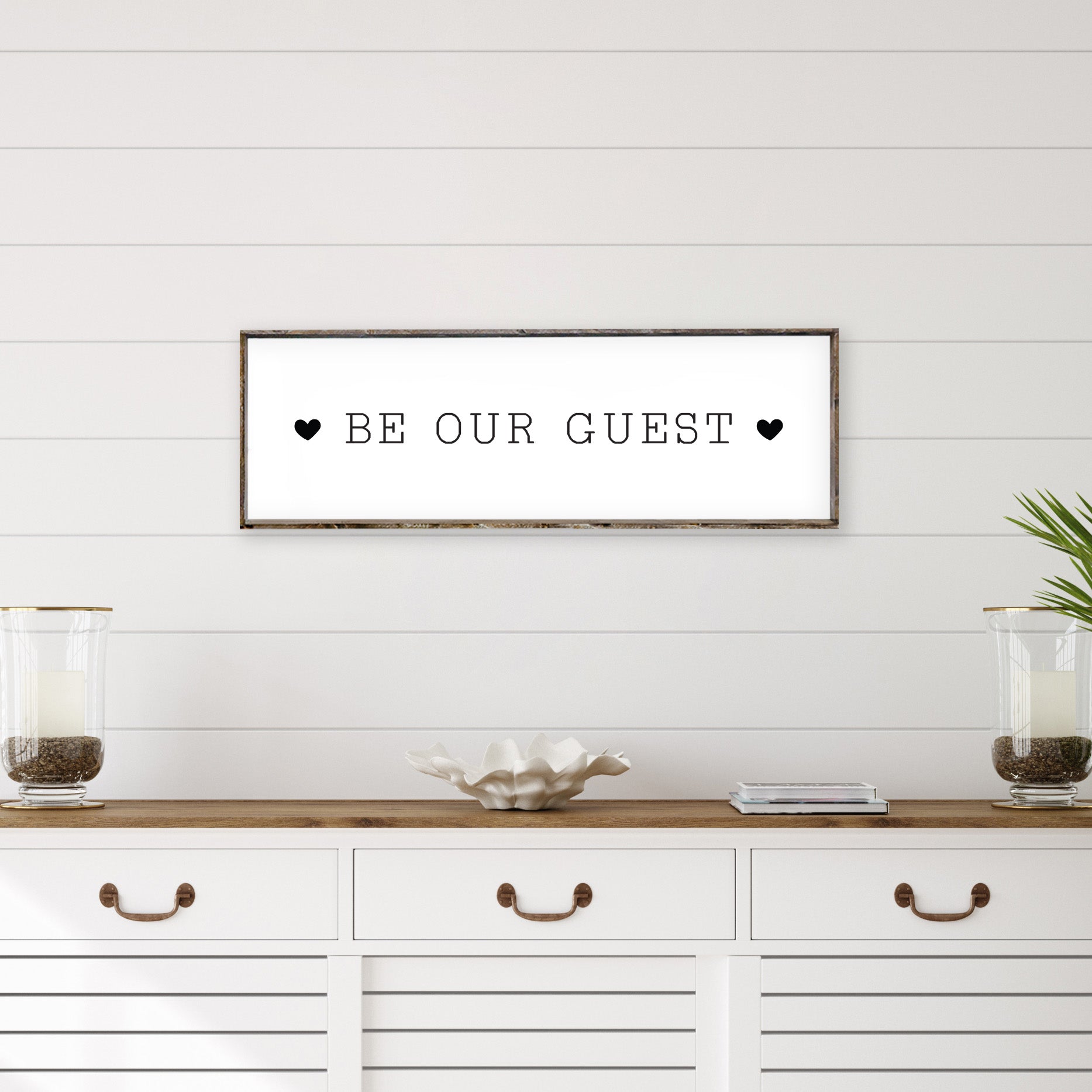 Be Our Guest Wood Sign