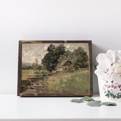 Vintage Landscape Painting A77