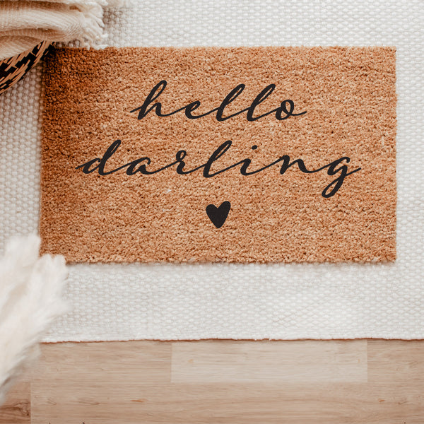 Coir Doormat- Hello Darling