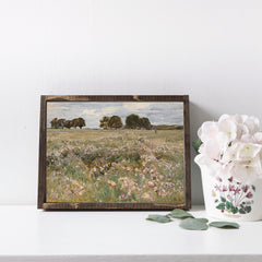 Vintage Print Framed |Spring Meadow A79