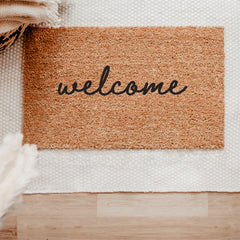 Coir Doormat- Welcome