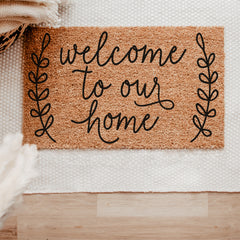 Coir Doormat- Welcome To Our Home