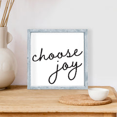 Choose Joy Wood Sign