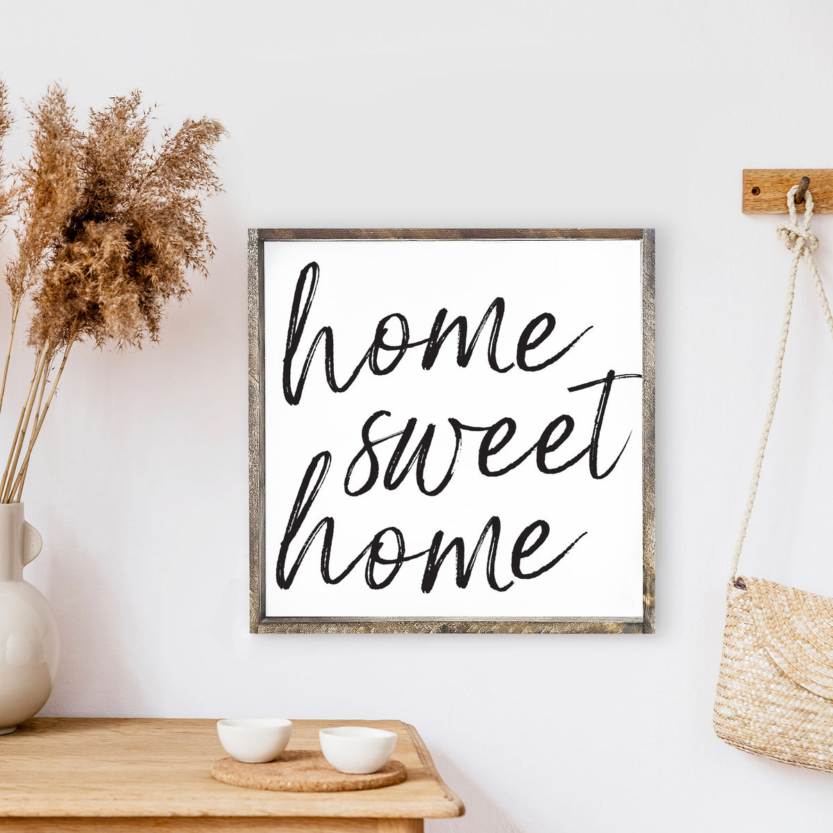 Home Sweet Home Wood Sign