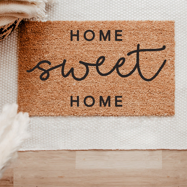home sweet home door mat